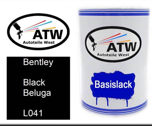 Bentley, Black Beluga, L041: 500ml Lackdose, von ATW Autoteile West.